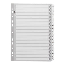 Icon A4 Cardboard Indices with Reinforced Tabs A-Z - White FPIF622