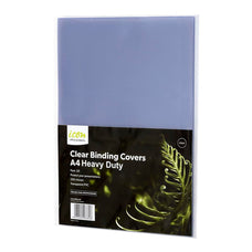 Icon A4 Clear Binding Cover 250mic x 20's pack FPBCOVCLR20HD