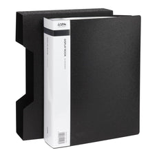 Icon A4 Display Book 100 pocket with Case Black FPIF365