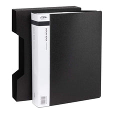 Icon A4 Display Book 80 Pocket with Case Black FPIF360