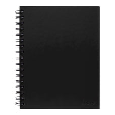 Icon A5 200 pages Hard Cover Spiral Bound Notebook - Black Cover x 3's pack FPISNBHC001