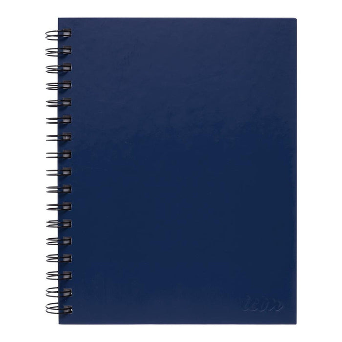 Icon A5 200 pages Hard Cover Spiral Bound Notebook - Blue Cover x 3's pack FPISNBHC003