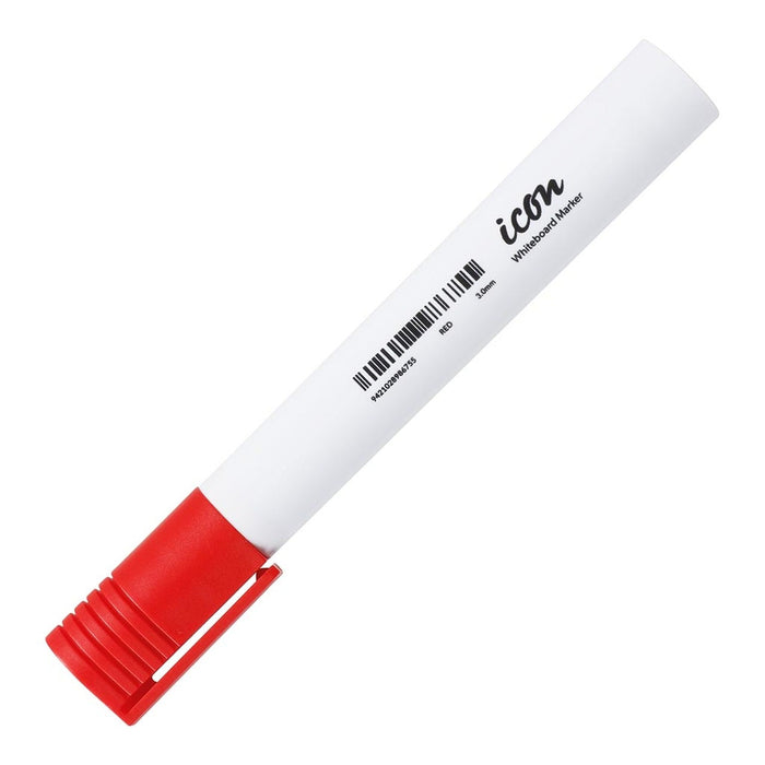 Icon Bullet Tip Whiteboard Marker Red x 12's pack FPIWMRED