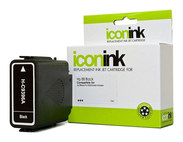 Icon Compatible HP 88 Black High Capacity Ink Cartridge (C9396A) FPIHP88B