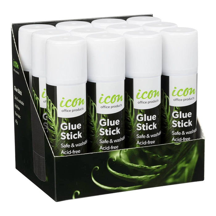 Icon Glue Stick 40g x 12's pack FPIGS40GM