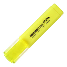 Icon Highlighter Chisel Tip Yellow x 6's pack FPIHLYELL