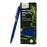 Icon One Piece Ballpoint Pen, 1.0mm Medium Tip, Retractable, Blue, 10's pack FPIBP1PBLUE