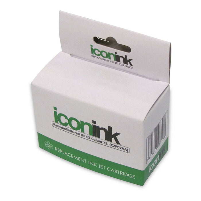 Icon Remanufactured HP 62 Colour XL Ink Cartridge (C2P07AA ) FPIHP62CXL