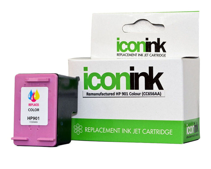 Icon Remanufactured HP 901 Colour XL Ink Cartridge (CC656A) FPIHP901C