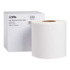 Icon Thermal 100 x 174mm Courier Label Perforated - 330 Labels FPITCL001