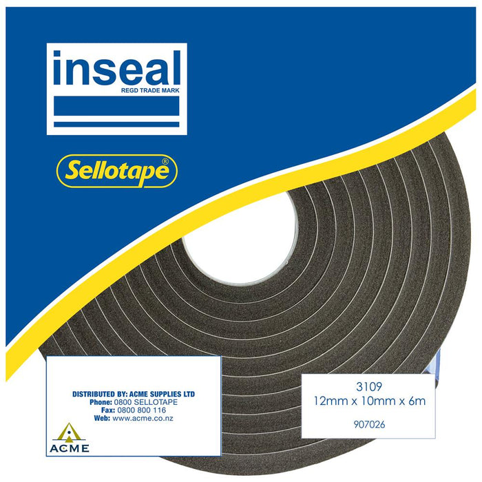 Inseal 3109 PKD 12mmT x10mmW x6m CX907026