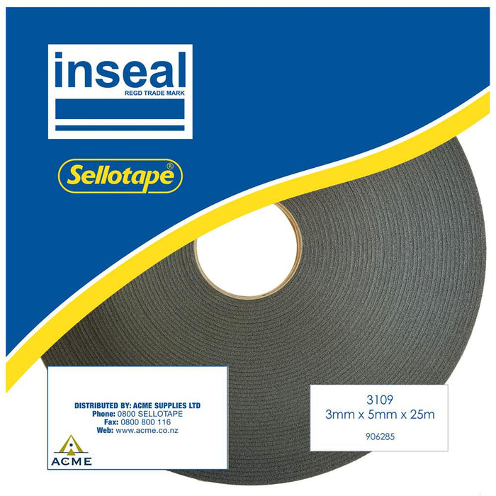 Inseal 3109 PKD 3mmT x5mmW x25m CX906285