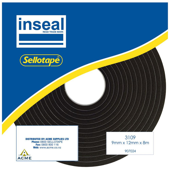 Inseal 3109 PKD 9mmT x12mmW x8m CX907024