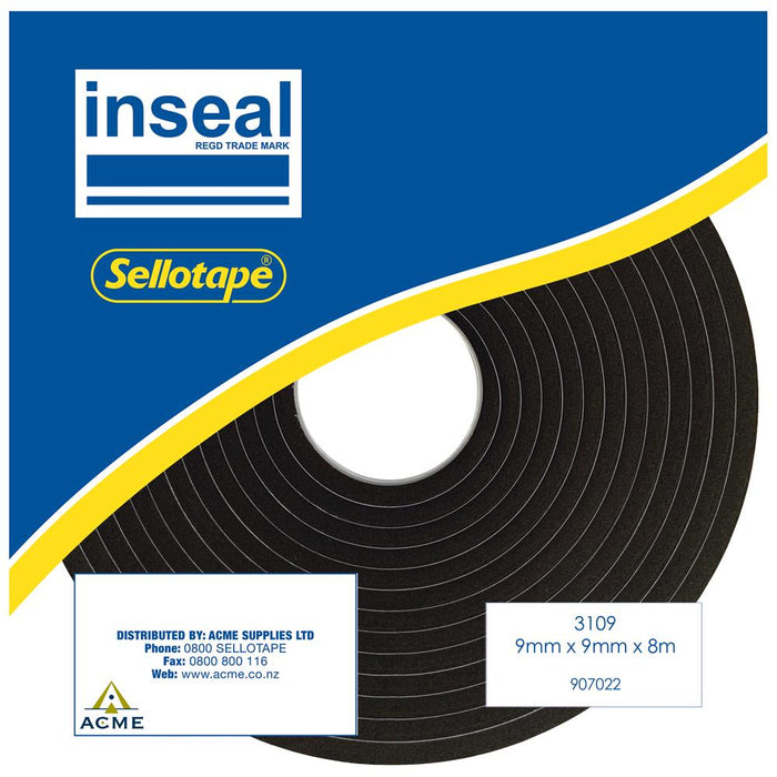 Inseal 3109 PKD 9mmT x9mmW x8m CX907022