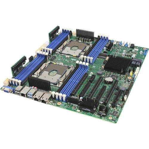 Intel S2600STBR Server Motherboard - Intel C624 Chipset - Socket P - Intel Optane Memory Ready - SSI EEB - 2 TB DDR4 SDRAM Maximum RAM - DIMM, RDIMM, LRDIMM - 16 x Memory Slots - 12 x SATA Interfaces IM4495352