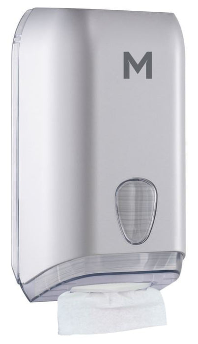 Interleave 700 Capacity Toilet Tissue Dispenser - Silver MPH27521