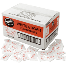 ISM White Sugar Sachets x 2000's pack GL1020572