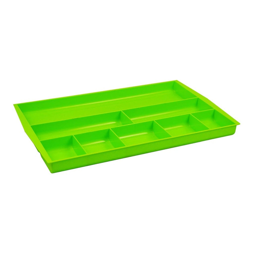 Italplast Desk Drawer Tidy Tray, Lime Desk & Drawer Organisers