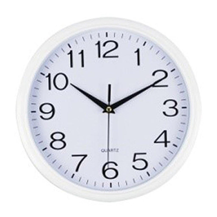 Italplast Wall Clock, 30cm, White FPI391W