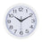 Italplast Wall Clock, 30cm, White FPI391W