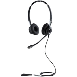 Jabra BIZ 2400 II QD Headset, Stereo, Quick Disconnect, Wired, Binaural, Supra-aural, Noise Canceling IM3300585