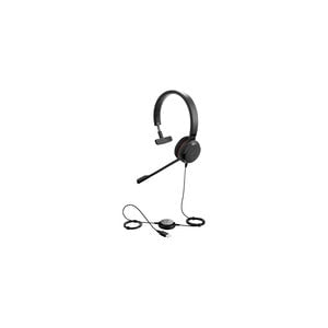 Jabra Evolve 20SE Headset, UC Mono, USB, Monaural, Supra-aural, Noise Canceling IM3710700