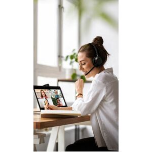 Jabra Evolve2 50 Headset - Stereo - USB Type A - Wired/Wireless - Bluetooth - 3000 cm - 20 Hz - 20 kHz - On-ear - Binaural - Supra-aural - 170 cm Cable - MEMS Technology, Noise Cancelling Microphone - Noise Canceling IM5700567