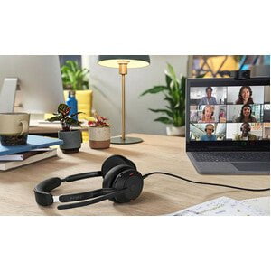 Jabra Evolve2 50 Headset - Stereo - USB Type C - Wired/Wireless - Bluetooth - 3000 cm - 20 Hz - 20 kHz - On-ear - Binaural - Supra-aural - 170 cm Cable - MEMS Technology, Noise Cancelling Microphone - Noise Canceling IM5700569