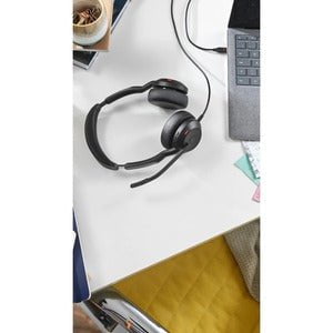 Jabra Evolve2 50 Headset - Stereo - USB Type C - Wired/Wireless - Bluetooth - 3000 cm - 20 Hz - 20 kHz - On-ear - Binaural - Supra-aural - 170 cm Cable - MEMS Technology, Noise Cancelling Microphone - Noise Canceling IM5700569