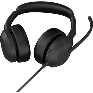Jabra Evolve2 50 Headset - Stereo - USB Type C - Wired/Wireless - Bluetooth - 3000 cm - 20 Hz - 20 kHz - On-ear - Binaural - Supra-aural - 170 cm Cable - MEMS Technology, Noise Cancelling Microphone - Noise Canceling IM5700569