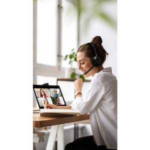 Jabra Evolve2 50 Headset - Stereo - USB Type C - Wired/Wireless - Bluetooth - 3000 cm - 20 Hz - 20 kHz - On-ear - Binaural - Supra-aural - 170 cm Cable - MEMS Technology, Noise Cancelling Microphone - Noise Canceling IM5700569