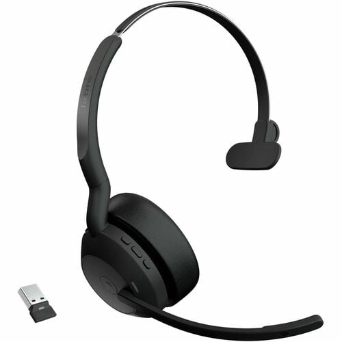 Jabra Evolve2 55 Headset - Mono - Wireless - Bluetooth - 3000 cm - 20 Hz - 20 kHz - On-ear - Monaural - Supra-aural - MEMS Technology, Noise Cancelling Microphone - Noise Canceling IM5700559