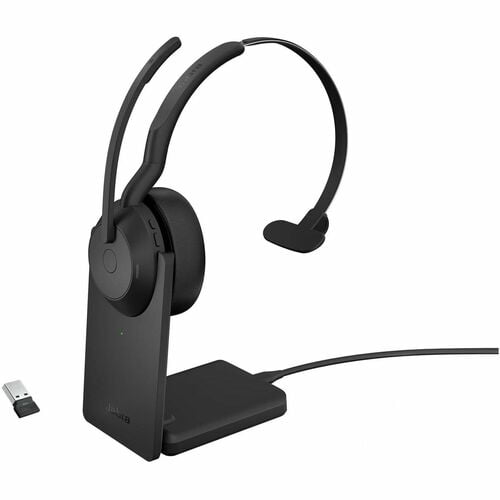 Jabra Evolve2 55 Headset - Mono - Wireless - Bluetooth - 3000 cm - 20 Hz - 20 kHz - On-ear - Monaural - Supra-aural - MEMS Technology, Noise Cancelling Microphone - Noise Canceling IM5700566