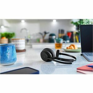 Jabra Evolve2 55 Headset - Stereo - Wireless - Bluetooth - 3000 cm - 20 Hz - 20 kHz - On-ear - Binaural - Ear-cup - MEMS Technology, Noise Cancelling Microphone - Noise Canceling - Black IM5700563