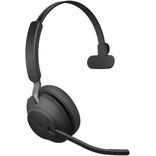 Jabra Evolve2 65 Headset - Mono - USB Type A - Wireless - Bluetooth - Over-the-head - Monaural - Supra-aural - Black IM4820929