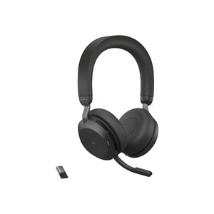 Jabra Evolve2 75 Headset, Stereo, USB-A, Wireless, Bluetooth, Binaural, MEMS, Noise Canceling IM5320761