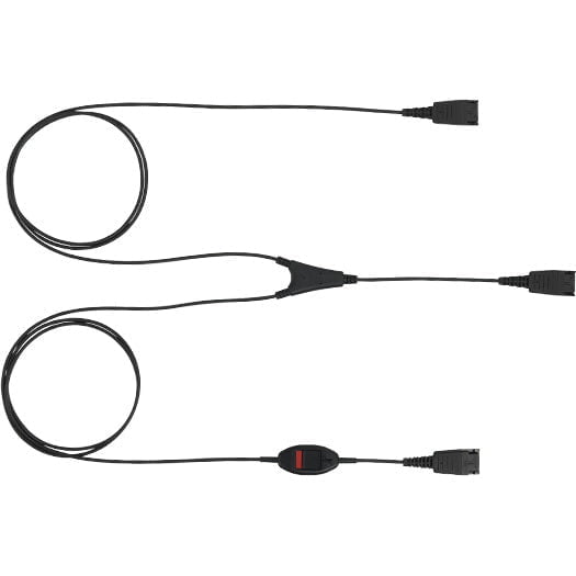 Jabra Quick Disconnect Phone Cable - Quick Disconnect Phone Cable for Microphone, Headset, Phone - First End: 1 x Quick Disconnect Phone - Second End: 2 x Quick Disconnect Phone IM3300586