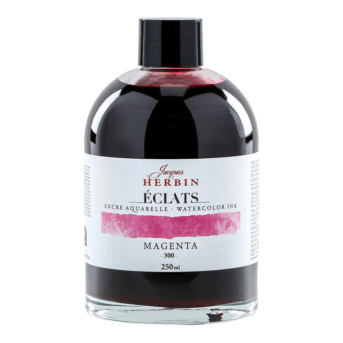 Jacques Herbin Eclats Watercolour Ink 300 Magenta 250ml FPC18300T