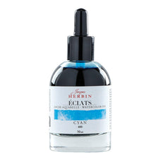 Jacques Herbin Eclats Watercolour Ink 400 Cyan 50ml FPC16400T
