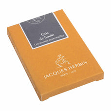 Jacques Herbin Essential Ink Cartridge Gris de Houle, Pack of 7 FPC11008JT