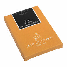 Jacques Herbin Essential Ink Cartridge Noir Abyssal, Pack of 7 FPC11009JT