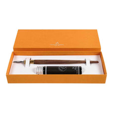 Jacques Herbin Prestige Walnut Wood and Brass Nib Holder Set FPC20209JT