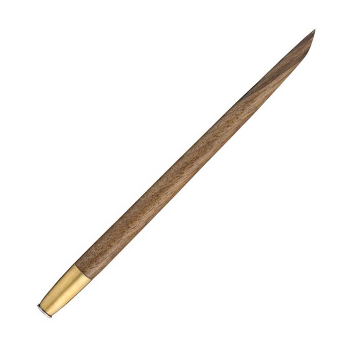 Jacques Herbin Prestige Walnut Wood and Brass Nib Holder Set FPC20209JT
