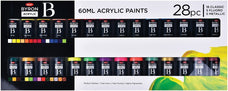 Jasart Byron Acrylic Paint Set of 28 x 60ml JA0082580