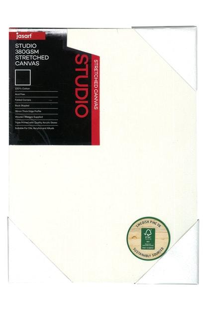 Jasart Studio Art Canvas 14x18", Pack of 6, 38mm Thick Edge 380gsm JA0014440