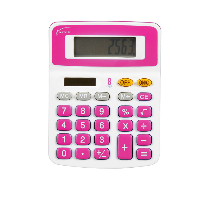 Jastek Desktop Calculator, Assorted Colours AO49337