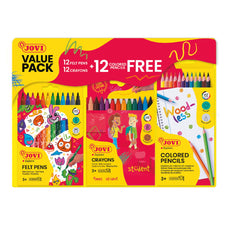 Jovi 36 Pieces Promo Pack Pens, Crayons & Pencils CXJOVPR202A