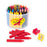 Jovi 60 Pieces Wax Crayon & Sharpener in a Pot CXJOV98060