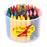Jovi 60 Pieces Wax Crayon & Sharpener in a Pot CXJOV98060