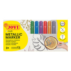 Jovi Decor Metallic Pen Class Pack 24 Pieces CXJOV1624M